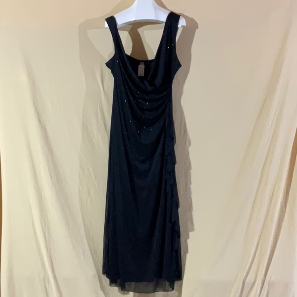 Studio 1940 Size 26 Black Embellished Evening Dress